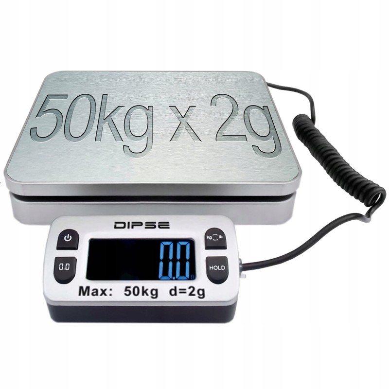 Outlet Waga pakowa DIPSE DPM50 max 50 kg stabilna platforma wielofunkcyjna