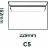 Outlet Purely Everyday Koperta bez okienka C5 (162 x 229 mm) biały 1 sztuka