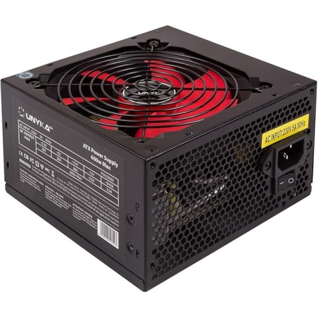 UNYKAch ATX 600 W zasilacz dla graczy 600 W 230 V 50 Hz pasywny OPIS