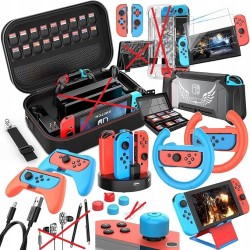 Outlet Mooroer Zestaw akcesoriów do akcesoriów Nintendo Switch OPIS!