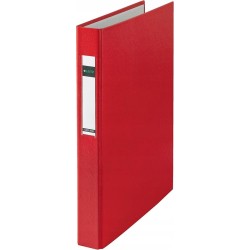 Outlet Leitz Segregator pierścieniowy A4 25 mm czerwony na dokumenty OPIS