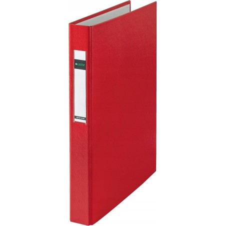 Outlet Leitz Segregator pierścieniowy A4 25 mm czerwony na dokumenty OPIS