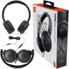 Outlet Słuchawki przewodowe nauszne JBL Tune 500czarne pure bass sound OPIS