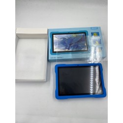 Tablet dla dzieci AOCWEI 2023 10 cali Android 13, 12 (6+6) +niebieskie etui