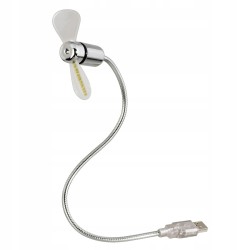 USZKODZONY Hama Wentylator USB z elastyczną szyjką i diodami LED OPIS