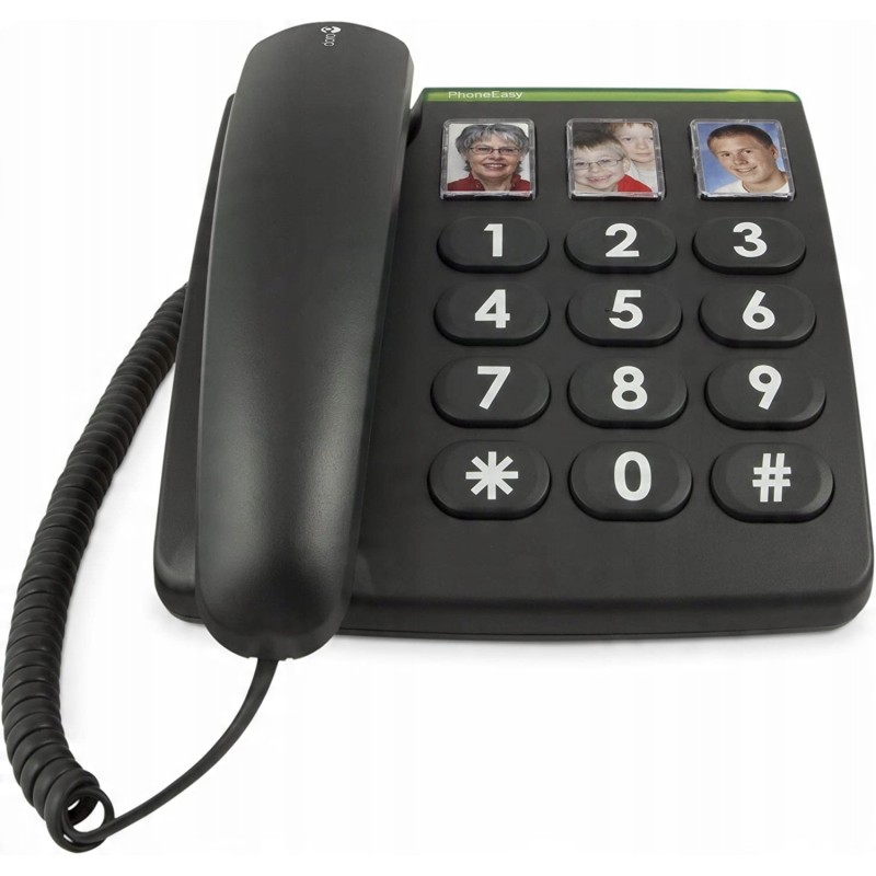 Outlet Telefon przewodowy Doro 380003 regulacja głośności wysoki kontrast