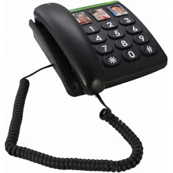 Outlet Telefon przewodowy Doro 380003 regulacja głośności wysoki kontrast