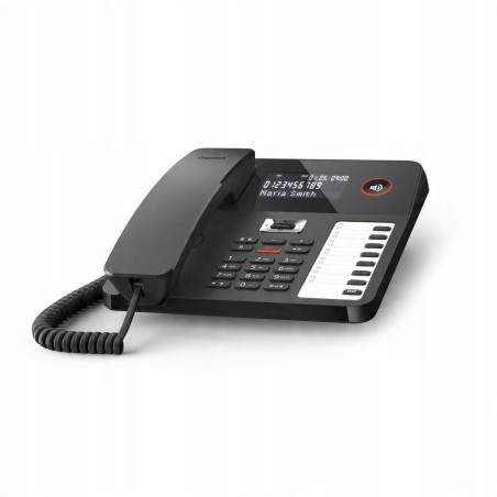 Telefon przewodowy Gigaset DESK 800A tryb głośnomówiący wyświetlacz LCD