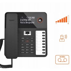 Telefon przewodowy Gigaset DESK 800A tryb głośnomówiący wyświetlacz LCD