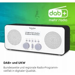 USZKODZONY Radio sieciowo-bateryjne DAB+, FM TechniSat Viola 2 S
