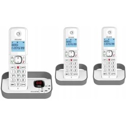 Outlet Zestaw 3 telefonów bezprzewodowych (TRIO) z automatyczną sekretarką