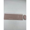 Outlet Klawiatura i mysz Logitech różowe MK470 QWERTZ Układ Niemiecki OPIS