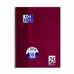 Outlet notatnik A4 Oxford 90 g/m² liniatura 25 80 arkuszy 160 stron fiolet