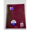 Outlet notatnik A4 Oxford 90 g/m² liniatura 25 80 arkuszy 160 stron fiolet