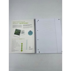 Outlet notatnik A4 Oxford 90 g/m² liniatura 25 80 arkuszy 160 stron fiolet