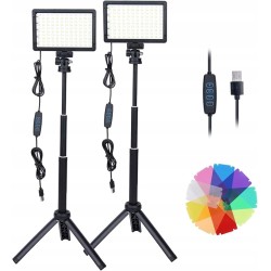 Ściemnialna lampa LED USB 10000K do studia fotograficznyego ze statywem