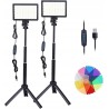 Ściemnialna lampa LED USB 10000K do studia fotograficznyego ze statywem