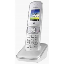 Outlet Panasonic KX-TGH710GG telefon bezprzewodowy srebrny DECT OPIS