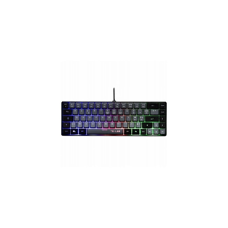 Outlet Klawiatura gamingowa membranowa przewodowa G-Lab Keyz-Hydro RGB Outlet Klawiatura gamingowa membranowa przewodowa G-Lab Keyz-Hydro RGB