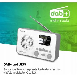 Outlet Radio sieciowo-bateryjne DAB+, FM, internetowe TechniSat TECHNIRADIO