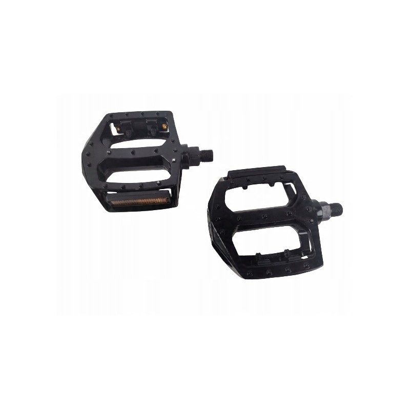 Pedały platformowe Cicli Bonin Bmx aluminium 1/2 czarny Pedały platformowe Cicli Bonin Bmx aluminium 1/2 czarny