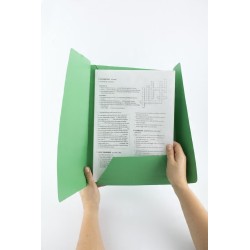 Outlet Teczka z gumką format A4 D.rect na dokumenty work odcienie zielonego