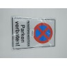 Outlet Znak prywatny parking język niemiecki zakaz parkowania 44 x 30 cm