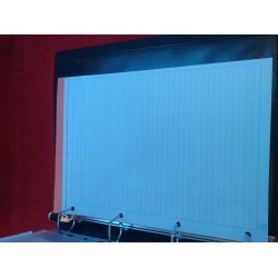 Outlet Saro Teczka organizacyjna czarna plastikowa z gumką elegancka 12 poz
