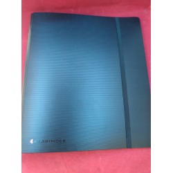 Outlet Saro Teczka organizacyjna czarna plastikowa z gumką elegancka 12 poz