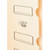 Outlet Saro Teczka organizacyjna czarna plastikowa z gumką elegancka 12 poz