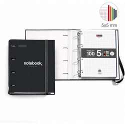 Outlet Segregator A4 Miquelrius teczka na dokumenty 4 pierścienie czarny