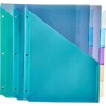 Outlet Przekładki plastikowe 2 kieszonkami 5szt wielokolorowe amazon basics