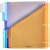 Outlet Przekładki plastikowe 2 kieszonkami 5szt wielokolorowe amazon basics