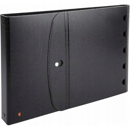 Outlet Exacompta teczka prezentacyjna czarna multi task wbudowanymi folie