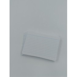 Outlet Kartei Karten białe 100 sztuk DIN format A6 w linie 100420214 Art
