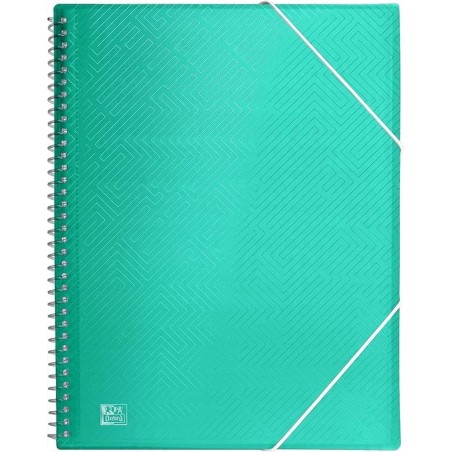 Outlet Oxford album z kalkami na dokumenty smart design morska zieleń praca