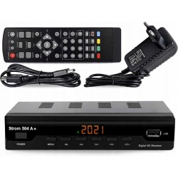 Outlet Tuner cyfrowy DVB-T2 Strom 504 A+ FULL HD + KABEL HDMI USB