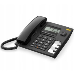 Outlet Telefon przewodowy ALCATEL T56 Czarny z identyfikatorem OPIS
