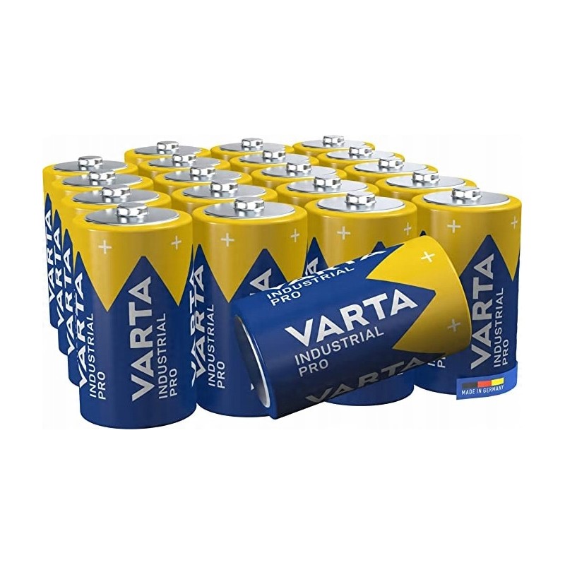Baterie alkaliczne Varta D (R20) 19sztuk 1,5V INDUSTRIAL PRO GERMANY OPIS Baterie alkaliczne Varta D (R20) 19sztuk 1,5V INDUSTRIAL PRO GERMANY OPIS