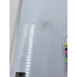 Tablica magnetyczna ścieralna OWill 40 x 30cm +pisaki gąbka i magnesy OPIS