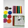 Meetory Magnetic Fraction Tiles koła ułamkowe elementy ułamkowe do nauki