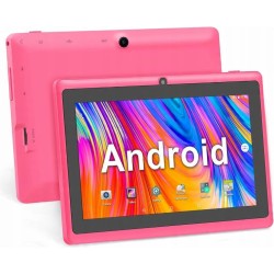 Haehne 7-calowy tablet PC Android 5.0 A33 Quad Core 1GB RAM 8GB ROM różowy