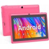 Haehne 7-calowy tablet PC Android 5.0 A33 Quad Core 1GB RAM 8GB ROM różowy