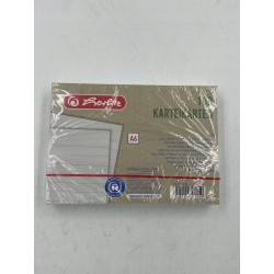Outlet Herlitz Fiszki w linie A6 1 opakowanie 100 sztuk papier 180 gramów