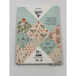 Clairefontaine 95274C Blok z 20 arkuszy z motywami na kartonie format A5