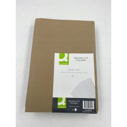 Teczka Q-Connect Kraft Square Cut 170 g/m2 opakowanie 100 sztuk brązowa