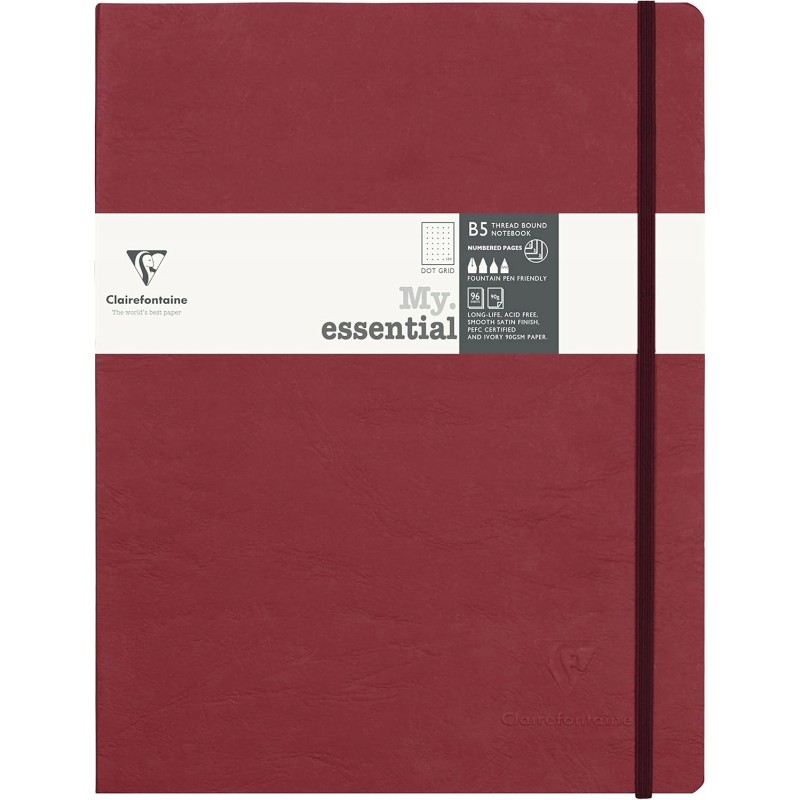 Outlet Clairefontaine 794432C Notes 19 × 25 cm 90 g/m² elastyczna gumka