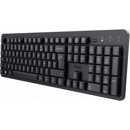 Outlet Trust ODY II KLAWIATURA BEZPRZEWODOWA CICHE KLAWISZE USB 2.4GHz