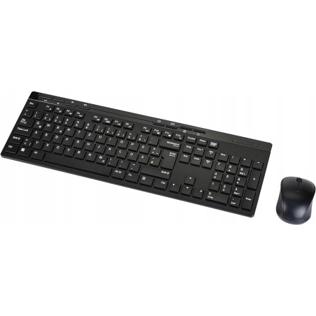 Outlet Zestaw klawiatura i mysz Amazon membranowa AZERTY Plug and Play