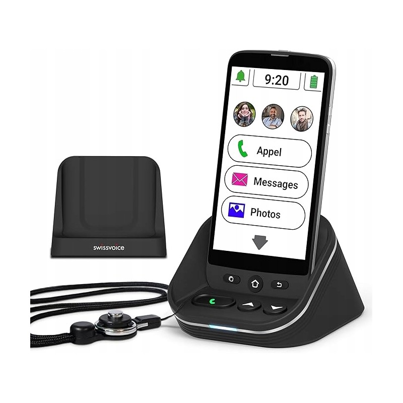 Outlet Swissvoice Smartfon S510-C dla seniorów + Podstawowy wzmacniacz Outlet Swissvoice Smartfon S510-C dla seniorów + Podstawowy wzmacniacz